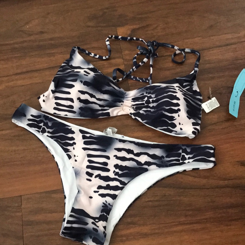 Striped Bathing Suit Bikini